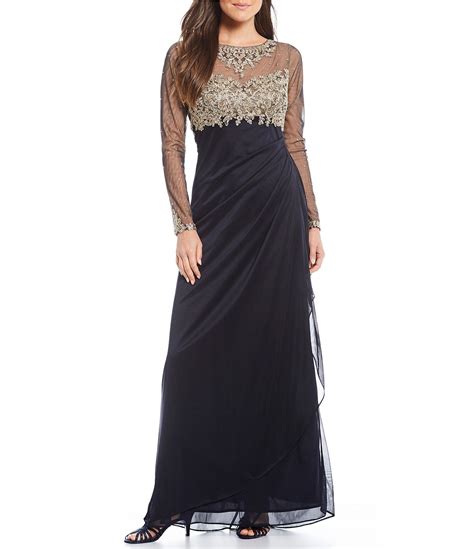 Dillards formal gowns - Terani Couture One Shoulder Beaded Tulle Mermaid Gown. Permanently Reduced. Orig. $792.00. Now $475.20. ( 7) 1. 2. 3. Shop for clearance evening dresses at Dillard's.